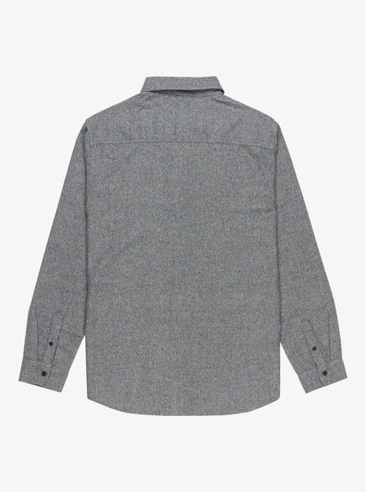 Quiksilver Men's Motherfly Heather - Long Sleeve Shirt India Ink EQYWT04659-KSH0