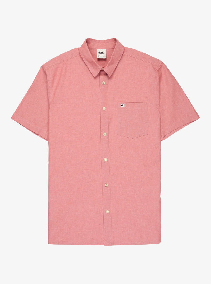 Load image into Gallery viewer, Quiksilver Men's Drumfins Short Sleeve Shirt Pink EQYWT04684-MKT0

