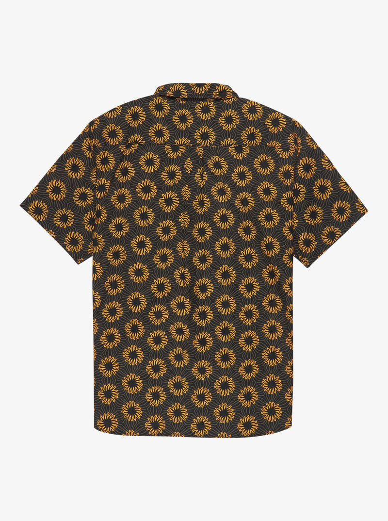 Load image into Gallery viewer, Quiksilver Men's Apero Classic Short Sleeve Shirt Black Ocean Mayhem 32 EQYWT04686-KVJ7
