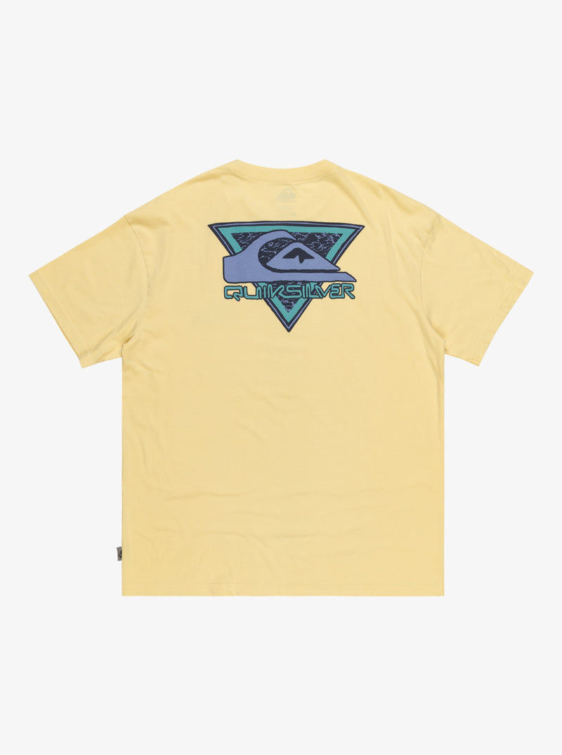 Load image into Gallery viewer, Quiksilver Men&#39;s Take Us Back Oversize Fit T-Shirt Mellow Yellow EQYZT07654-YED0
