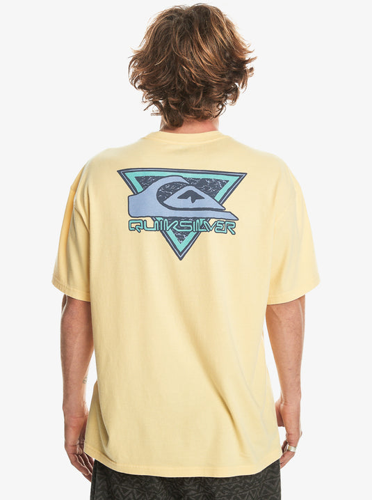 Quiksilver Men's Take Us Back Oversize Fit T-Shirt Mellow Yellow EQYZT07654-YED0