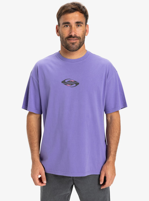 Quiksilver Men's Global Heat Short Sleeves T-Shirt Dusted Peri EQYZT08021-PMG0