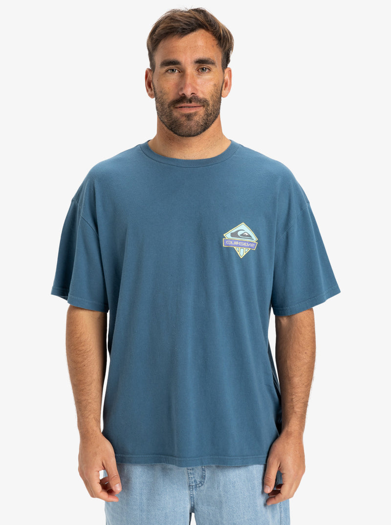 Load image into Gallery viewer, Quiksilver Men&#39;s Crystal Jet T-Shirt Real Teal EQYZT08023-BPR0
