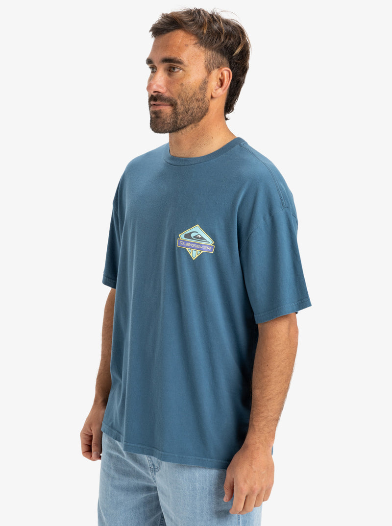 Load image into Gallery viewer, Quiksilver Men&#39;s Crystal Jet T-Shirt Real Teal EQYZT08023-BPR0
