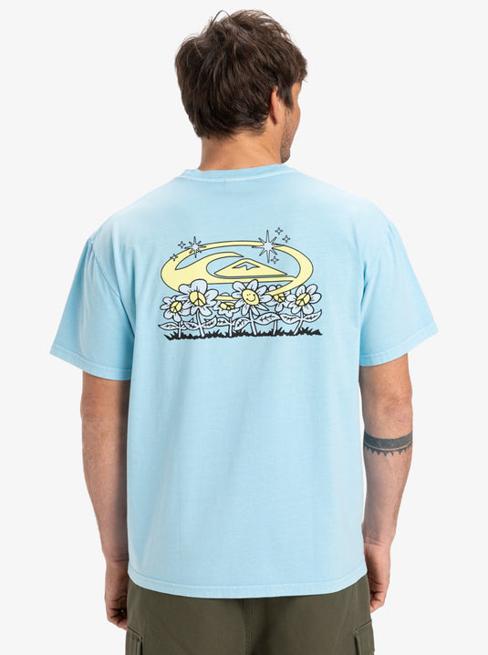 Quiksilver Men's Nd Nature Magic Short Sleeves T-Shirt Coronet Blue EQYZT08025-BLQ0