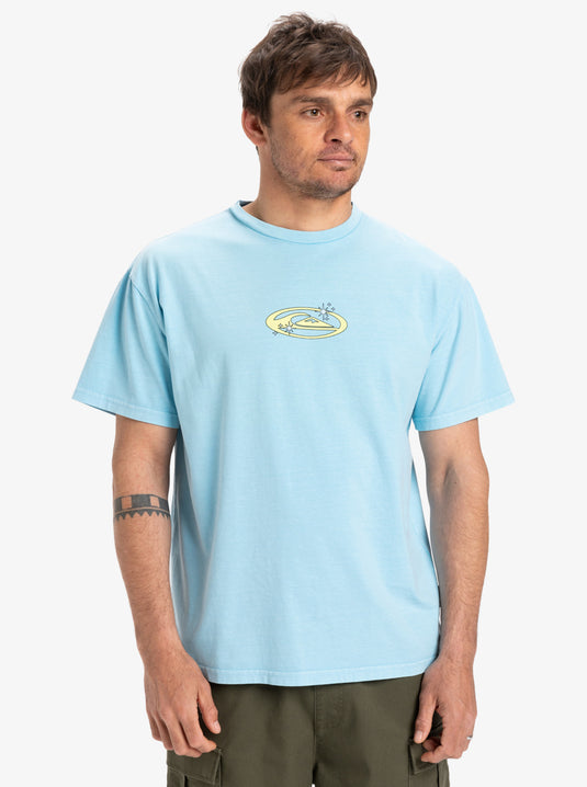 Quiksilver Men's Nd Nature Magic Short Sleeves T-Shirt Coronet Blue EQYZT08025-BLQ0