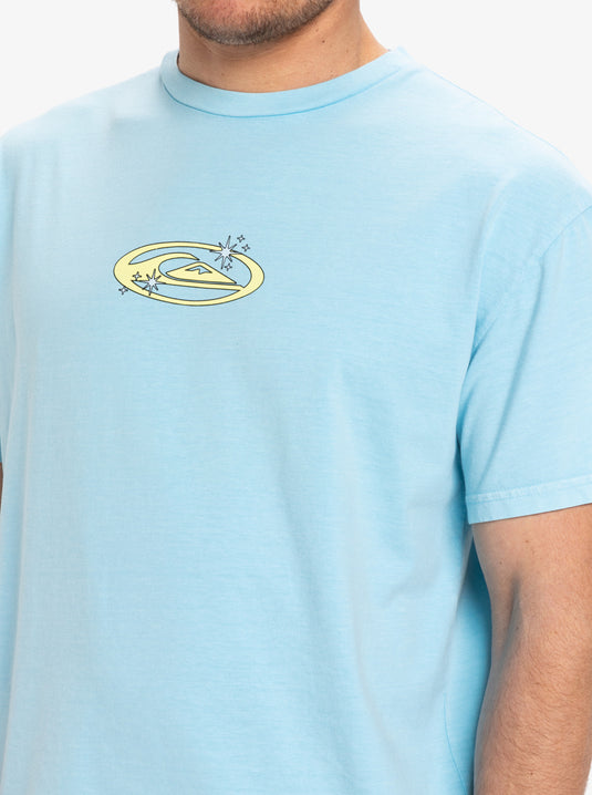 Quiksilver Men's Nd Nature Magic Short Sleeves T-Shirt Coronet Blue EQYZT08025-BLQ0
