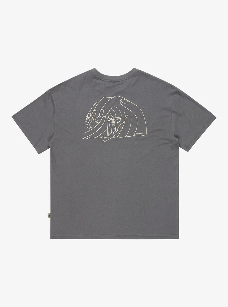 Load image into Gallery viewer, Quiksilver Men&#39;s CL Freedom Swell T-Shirt Iron Gate EQYZT08027-KZM0
