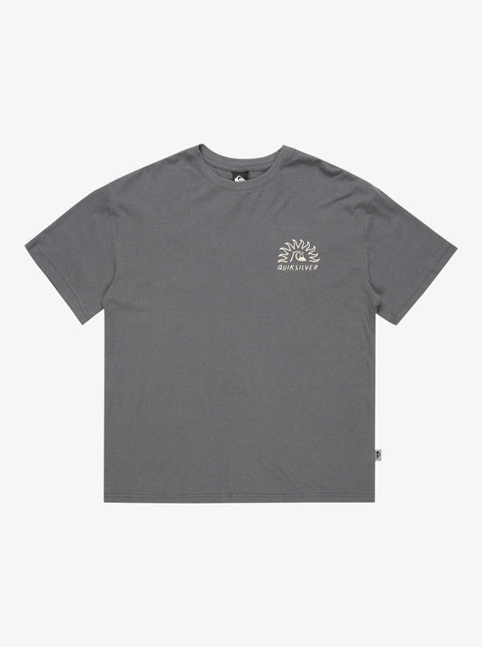 Quiksilver Men's CL Freedom Swell T-Shirt Iron Gate EQYZT08027-KZM0