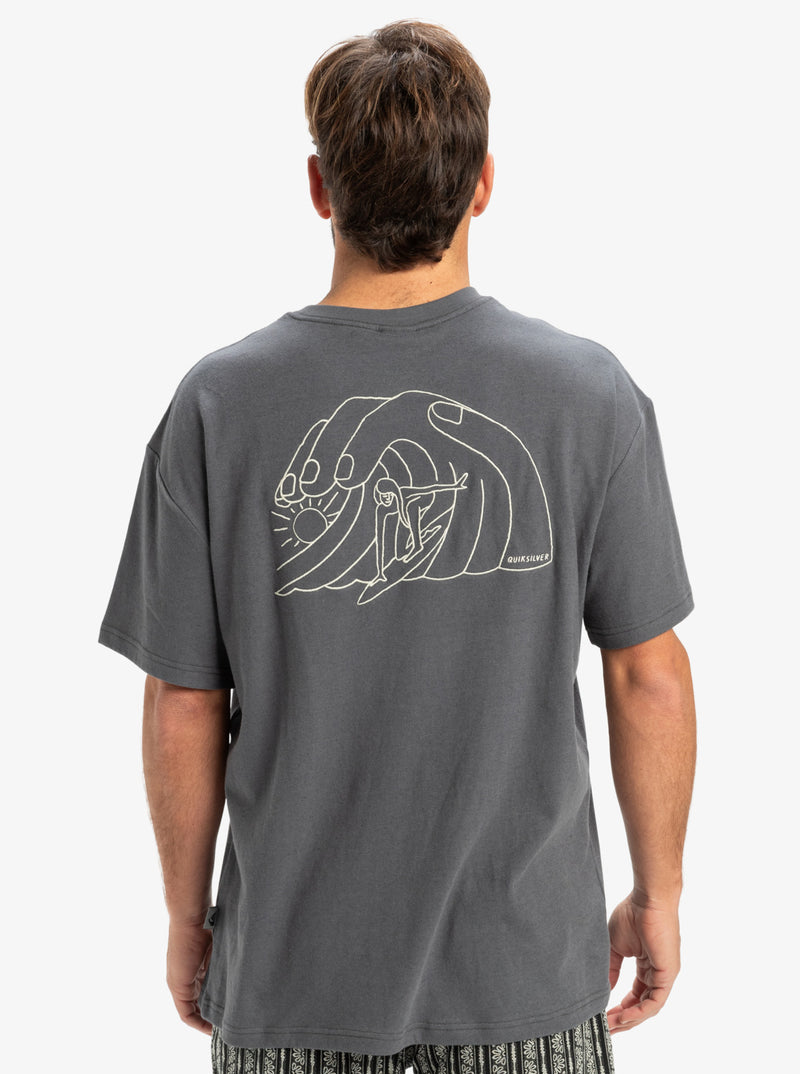 Load image into Gallery viewer, Quiksilver Men&#39;s CL Freedom Swell T-Shirt Iron Gate EQYZT08027-KZM0
