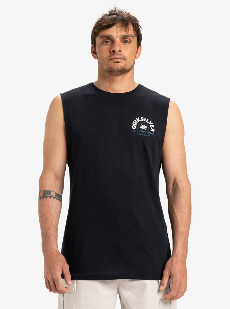 Load image into Gallery viewer, Quiksilver Men&#39;s Ev Summer Road Muscle Tank Black EQYZT08029_KVJ0
