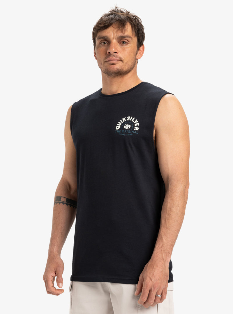 Load image into Gallery viewer, Quiksilver Men&#39;s Ev Summer Road Muscle Tank Black EQYZT08029_KVJ0

