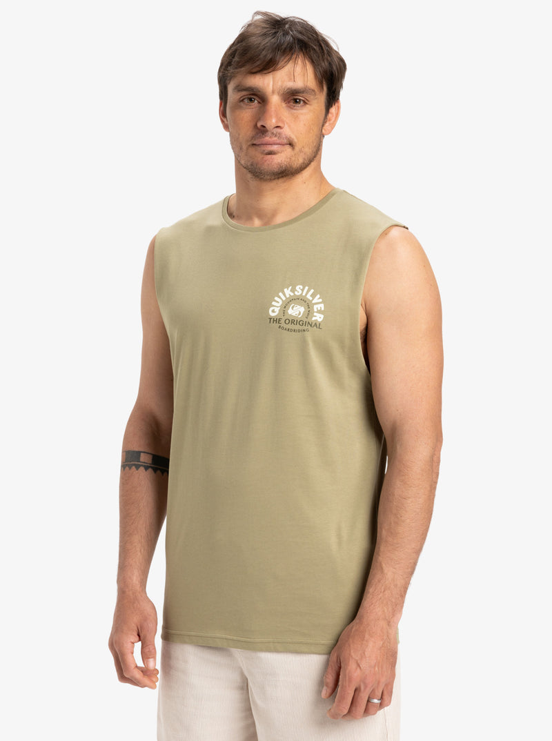Load image into Gallery viewer, Quiksilver Men&#39;s Ev Summer Road Muscle Tank Aloe EQYZT08029_TMZ0

