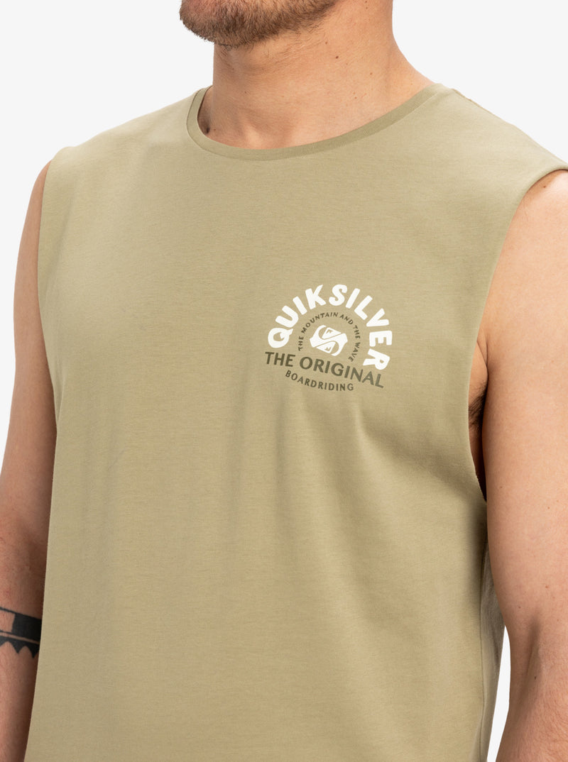 Load image into Gallery viewer, Quiksilver Men&#39;s Ev Summer Road Muscle Tank Aloe EQYZT08029_TMZ0
