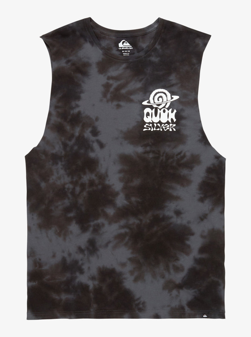 Load image into Gallery viewer, Quiksilver Men&#39;s Td Cosmic Vibrations Muscle Tank Top Black EQYZT08030-KVJ0
