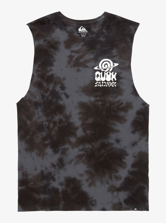 Quiksilver Men's Td Cosmic Vibrations Muscle Tank Top Black EQYZT08030-KVJ0