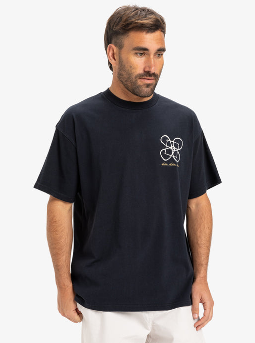 Quiksilver Men's Outside Inside Short Sleeves T-Shirt Black EQYZT08032-KVJ0
