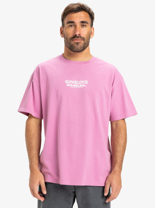 Quiksilver Men's Tree Connection Short Sleeves T-Shirt Snow Violet EQYZT08034_PHP0