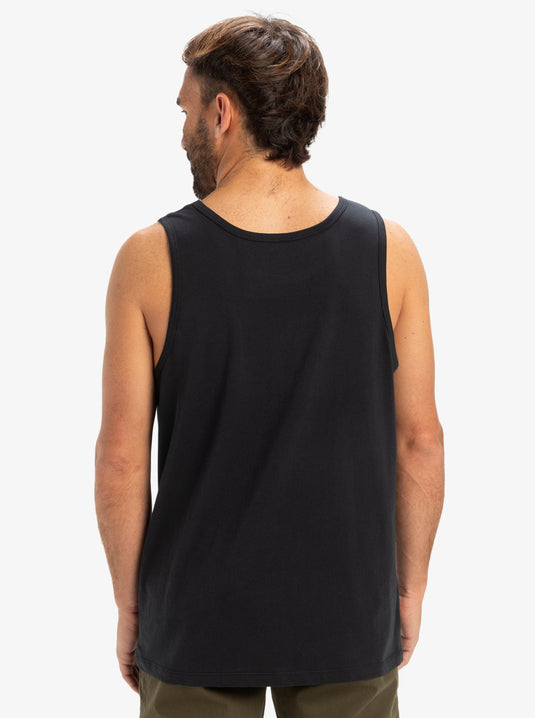 Quiksilver Men's EV Comp Logo Muscle Tank Black EQYZT08041_KVJ0