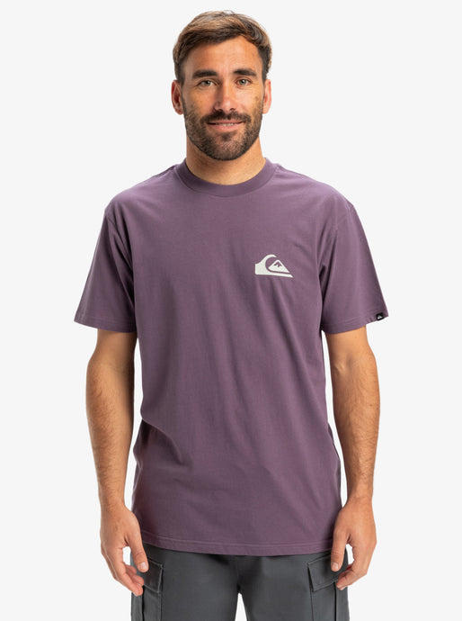Quiksilver Men's Ev Mini Logo Short Sleeves T-Shirt Vintage Violet EQYZT08042_PQC0