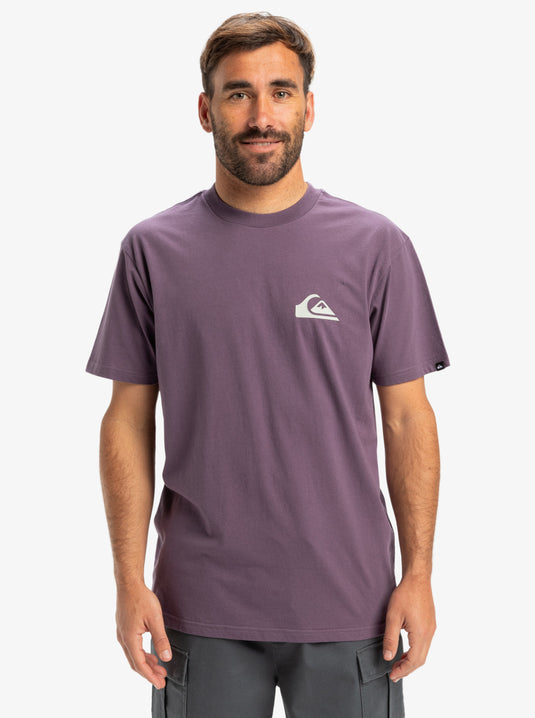 Quiksilver Men's Ev Mini Logo Short Sleeves T-Shirt Vintage Violet EQYZT08042_PQC0