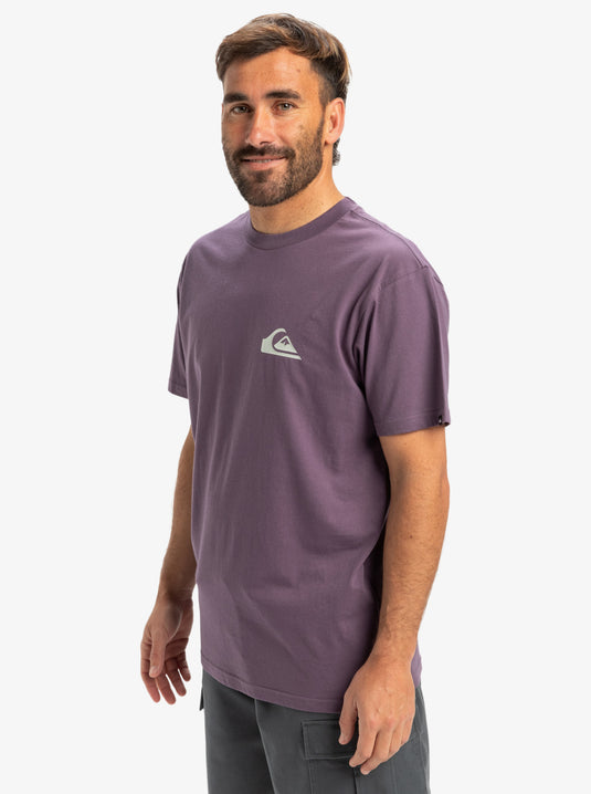 Quiksilver Men's Ev Mini Logo Short Sleeves T-Shirt Vintage Violet EQYZT08042_PQC0