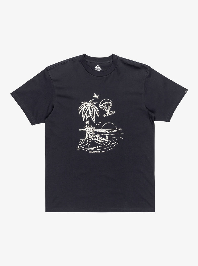 Load image into Gallery viewer, Quiksilver Men&#39;s Ev Tuned Out T-Shirt Dark Navy EQYZT08044-KTP0
