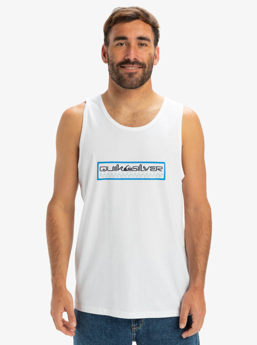 Quiksilver Men's EV Sun Dagger Muscle Tank White EQYZT08047_WBB0