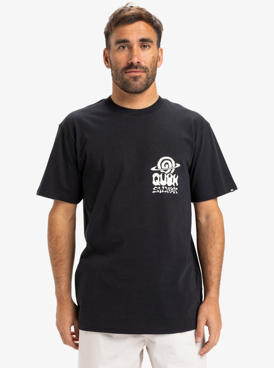 Quiksilver Men's Ev Cosmic Vibration Short Sleeves T-Shirt Black EQYZT08053-KVJ0