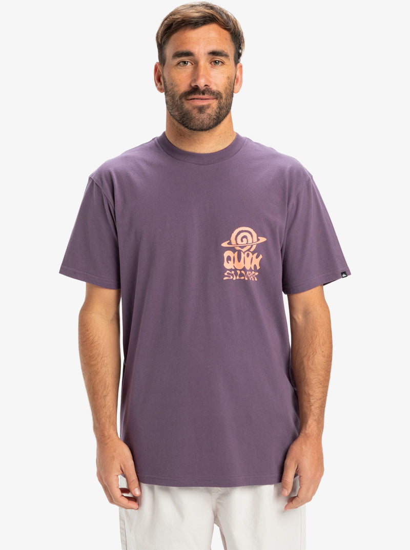 Load image into Gallery viewer, Quiksilver Men&#39;s Ev Cosmic Vibration Short Sleeves T-Shirt Vintage Violet EQYZT08053-PQC0
