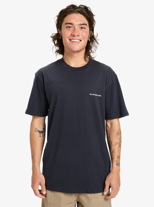 Quiksilver Men's Ev Desert Waves Short Sleeve T-Shirt Dark Navy EQYZT08183_KTP0