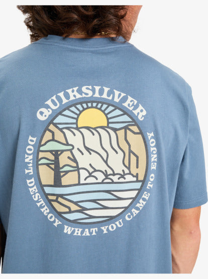 Load image into Gallery viewer, Quiksilver Men's Ev Summer Salt T-Shirt China Blue EQYZT08184-BND0
