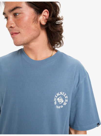 Load image into Gallery viewer, Quiksilver Men's Ev Summer Salt T-Shirt China Blue EQYZT08184-BND0
