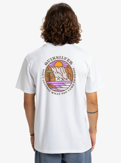 Load image into Gallery viewer, Quiksilver Men's Ev Summer Salt T-Shirt White EQYZT08184-WBB0
