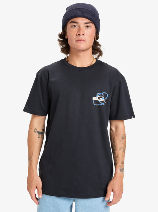 Quiksilver Men's Ev Waves Festival Short Sleeve T-Shirt Black EQYZT08186_KVJ0