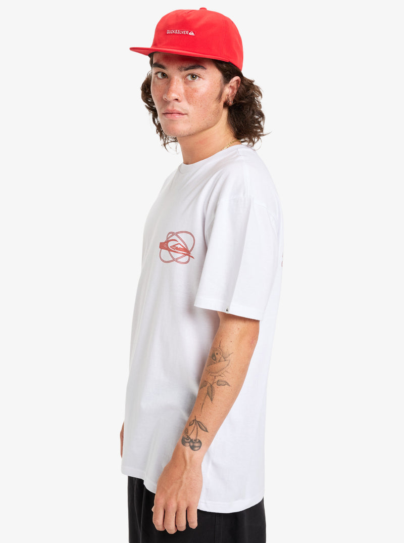 Load image into Gallery viewer, Quiksilver Men&#39;s Ev Waves Festival Short Sleeve T-Shirt White EQYZT08186_WBB0
