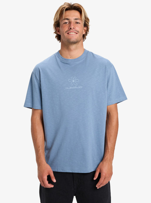 Quiksilver Men's Cl Skipping Stones T-Shirt China Blue EQYZT08195-BND0