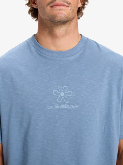 Quiksilver Men's Cl Skipping Stones T-Shirt China Blue EQYZT08195-BND0