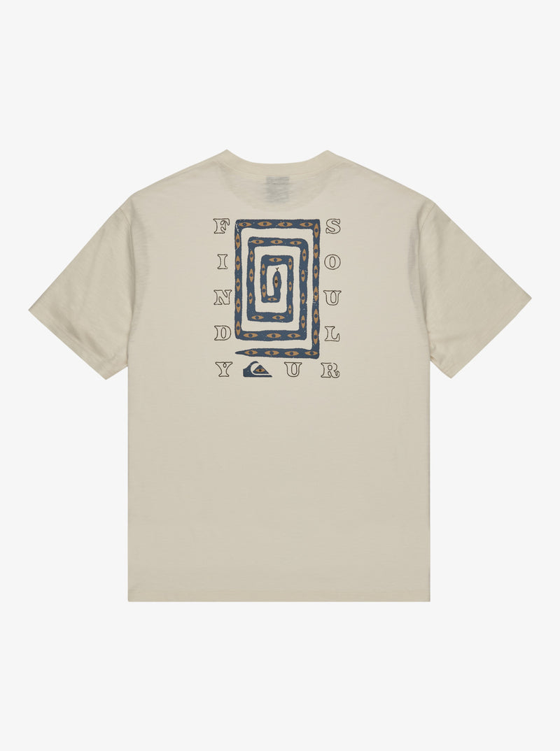 Load image into Gallery viewer, Quyiksilver Men&#39;s Cl Soul Maze T-Shirt Snow White EQYZT08196-WBK0
