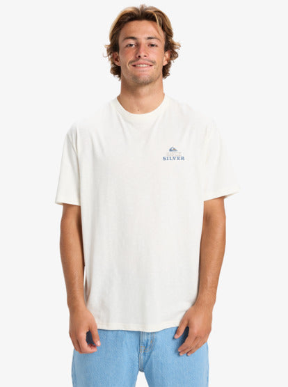 Quyiksilver Men's Cl Soul Maze T-Shirt Snow White EQYZT08196-WBK0