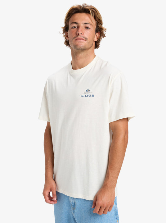 Quyiksilver Men's Cl Soul Maze T-Shirt Snow White EQYZT08196-WBK0