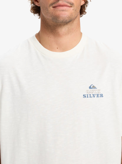 Quyiksilver Men's Cl Soul Maze T-Shirt Snow White EQYZT08196-WBK0