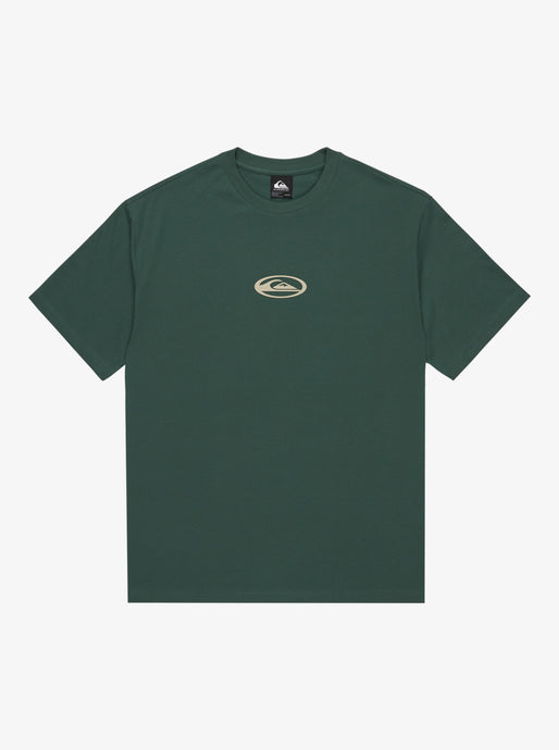Quiksilver Men's Pto Welcome All Short Sleeve T-Shirt Trekking Green EQYZT08199_TKR