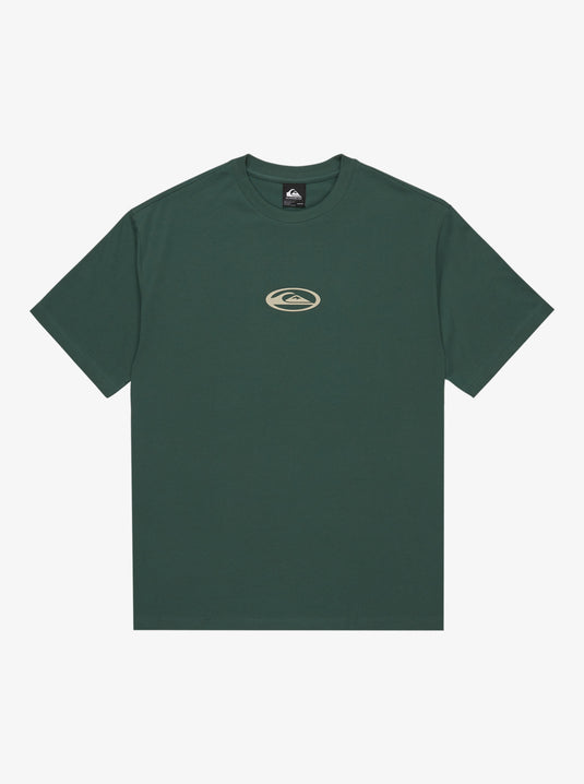 Quiksilver Men's Pto Welcome All Short Sleeve T-Shirt Trekking Green EQYZT08199_TKR