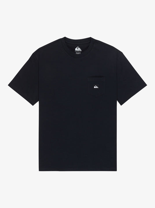 Quiksilver Men's Salt Water Pocket Short Sleeve T-Shirt Black EQYZT08205_KVJ0