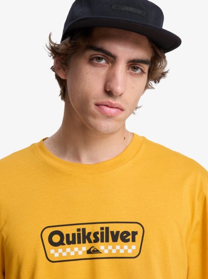 Load image into Gallery viewer, Quiksilver Men's Ev Starting Grid T-Shirt Mineral Yellow EQYZT08288-YKM0
