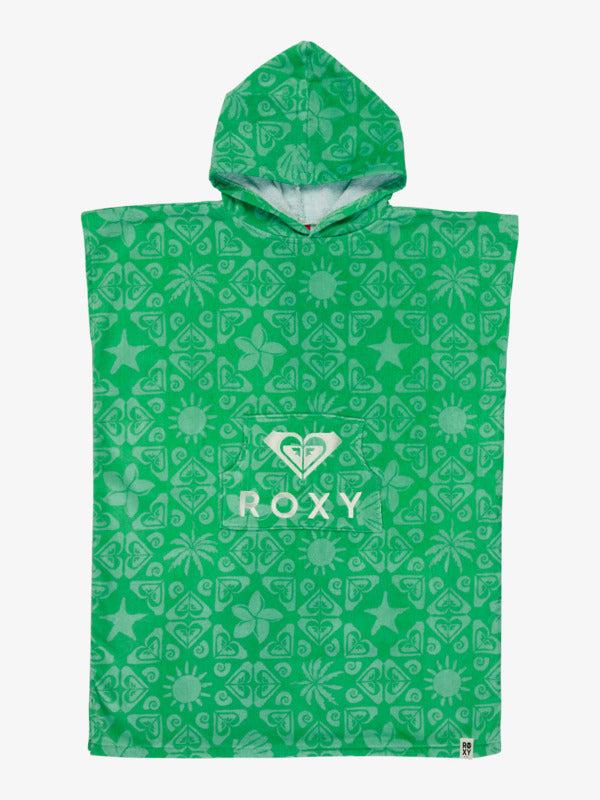 Load image into Gallery viewer, Roxy Kids' Rg Stay Magical Printed Poncho Towel Katydid Hippie Hour ERGAA03220-GHM7
