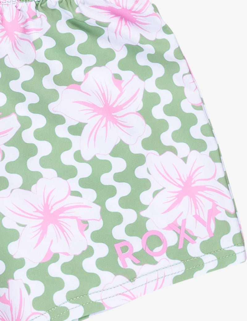 Load image into Gallery viewer, Roxy Kids&#39; Party Waves Girls Boardshorts (6-16 Years) Basil Party Waves Rg ERGBS03125-GHZ6

