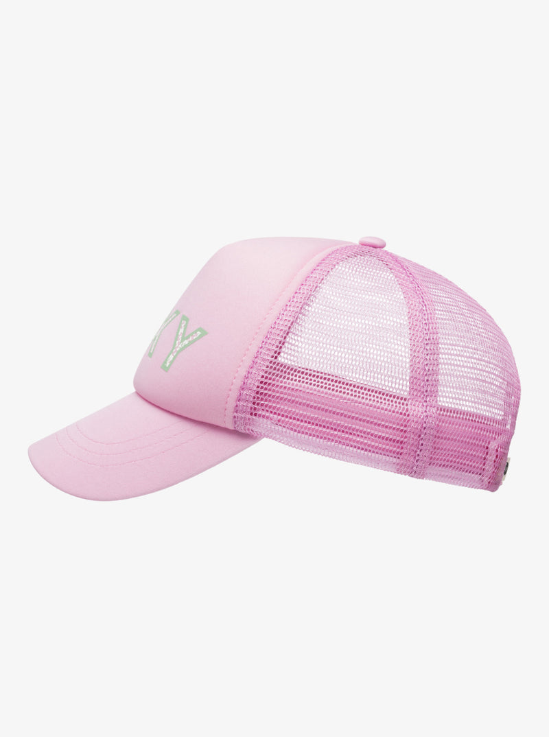 Load image into Gallery viewer, Roxy Kids&#39; Raggae Town Trucker Cap Lilac Chiffon ERGHA03350_MFA0
