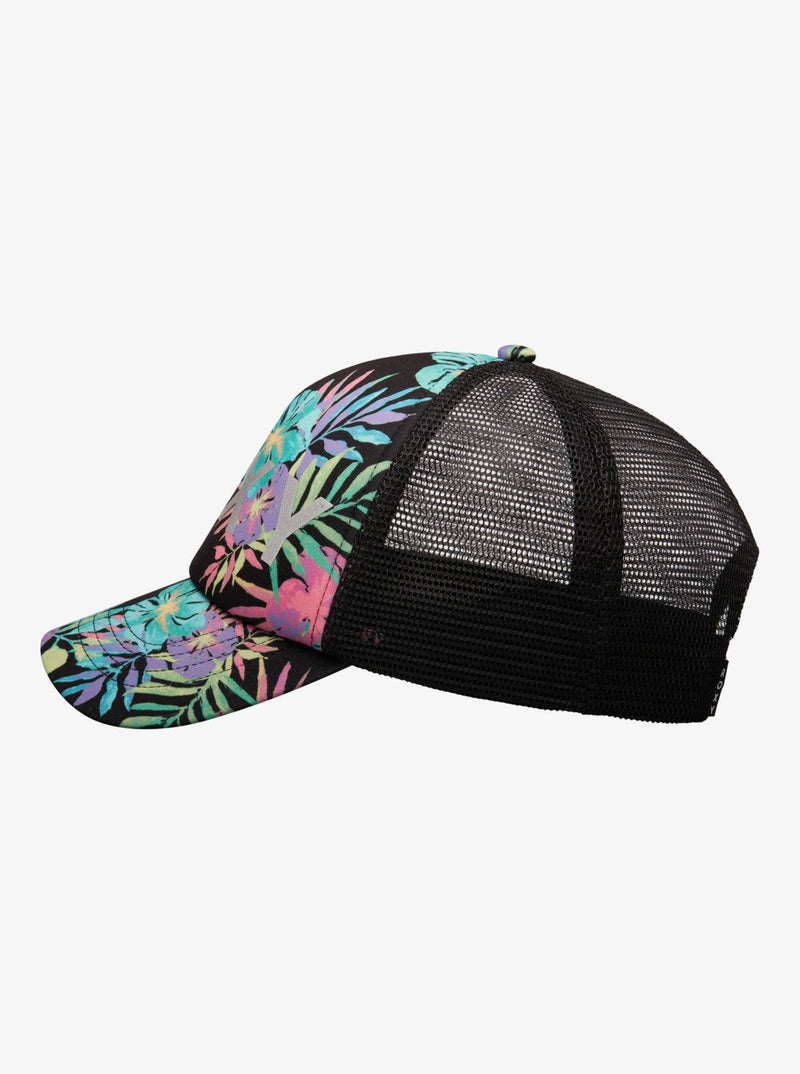 Load image into Gallery viewer, Roxy Kids' Honey Coconut Trucker Cap Anthracite Aquarella Active Rg ERGHA03367-XMGB
